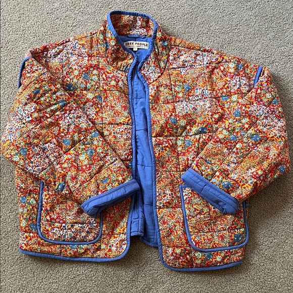 Free People Chloe Floral Print Jacket - Picture 2 of 4